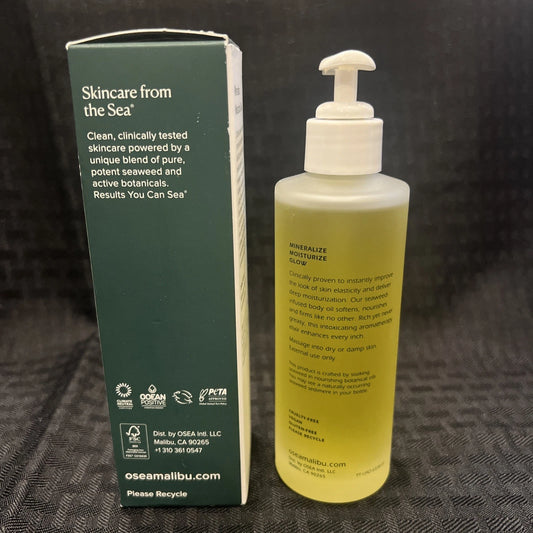 Seaweed Infused Body Oil 5 oz / 150 ml – Hydrating Skin Care Oil, New in Box