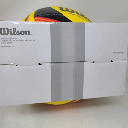 Official Style Beach Volleyball Yellow Black Replica Ball – New