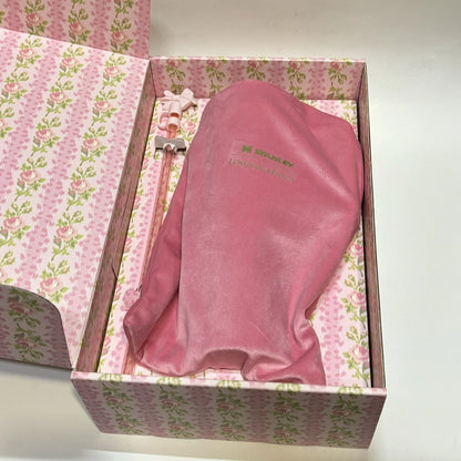 **40oz Floral Heirloom Tumbler – Insulated Reusable Travel Cup with Straw**