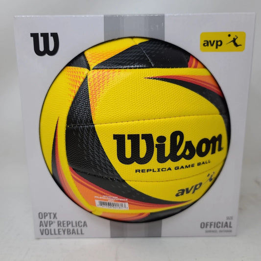 Official Style Beach Volleyball Yellow Black Replica Ball – New