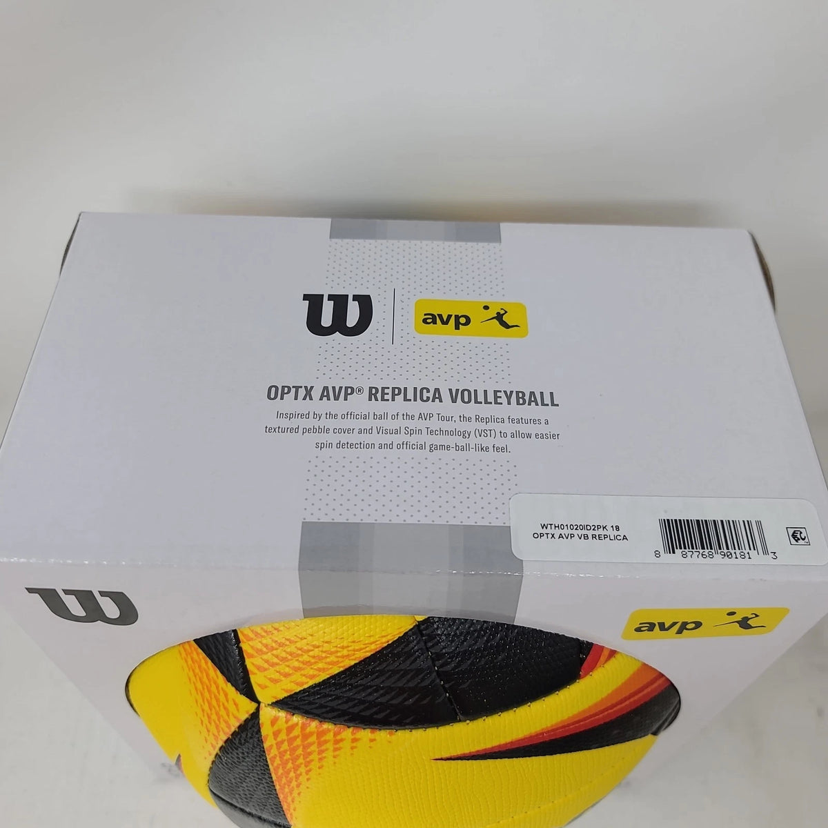 Official Style Beach Volleyball Yellow Black Replica Ball – New