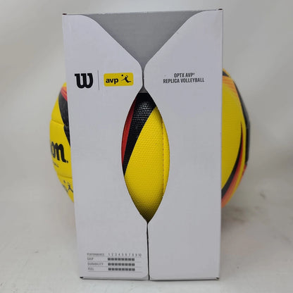 Official Style Beach Volleyball Yellow Black Replica Ball – New